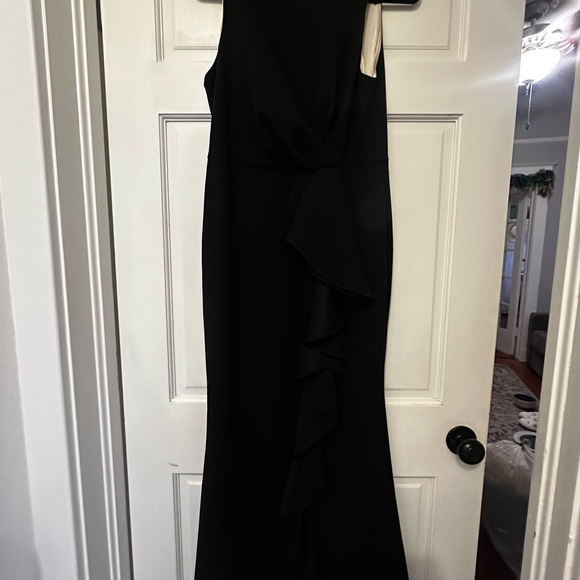 Petite Betsy & Adam Black Gown - Picture 8 of 10